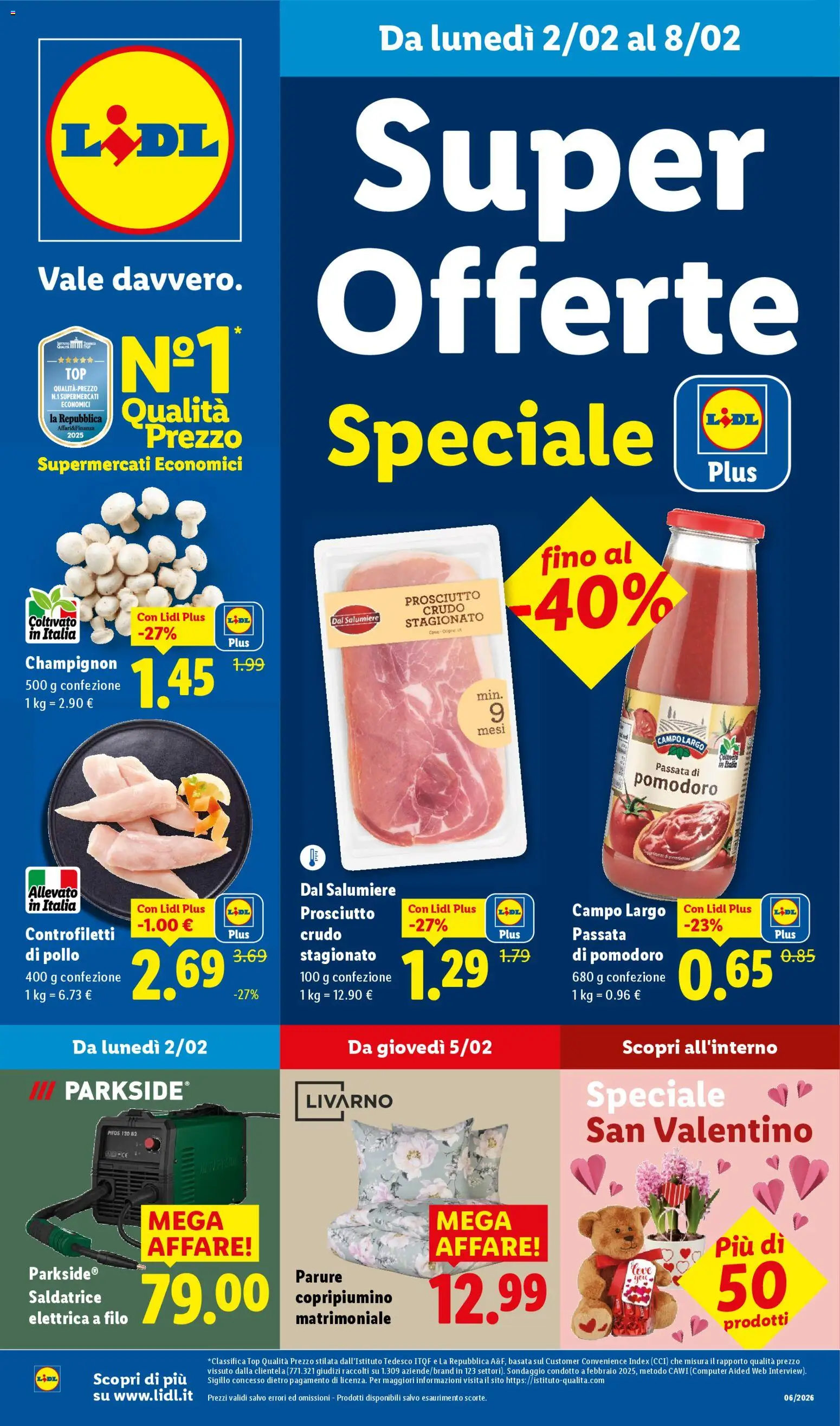 Volantino Lidl	 - pagina 1 - valido dal 02/02/2026