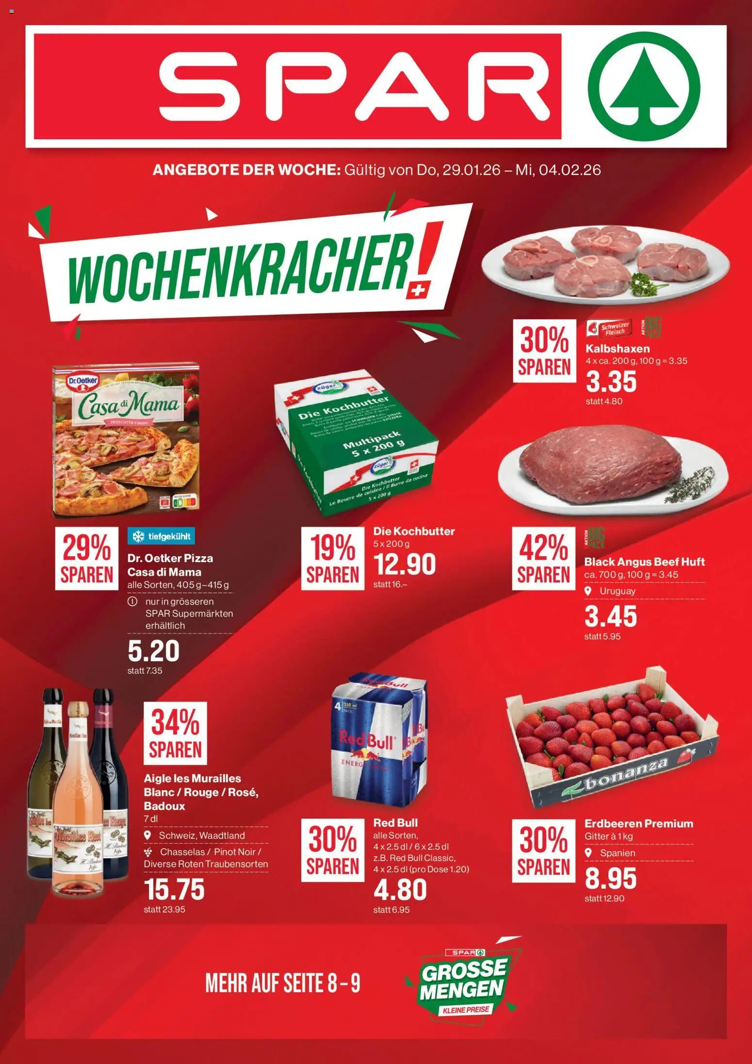 SPAR Aktionen - Seite 1- gültig ab 29.01.2026