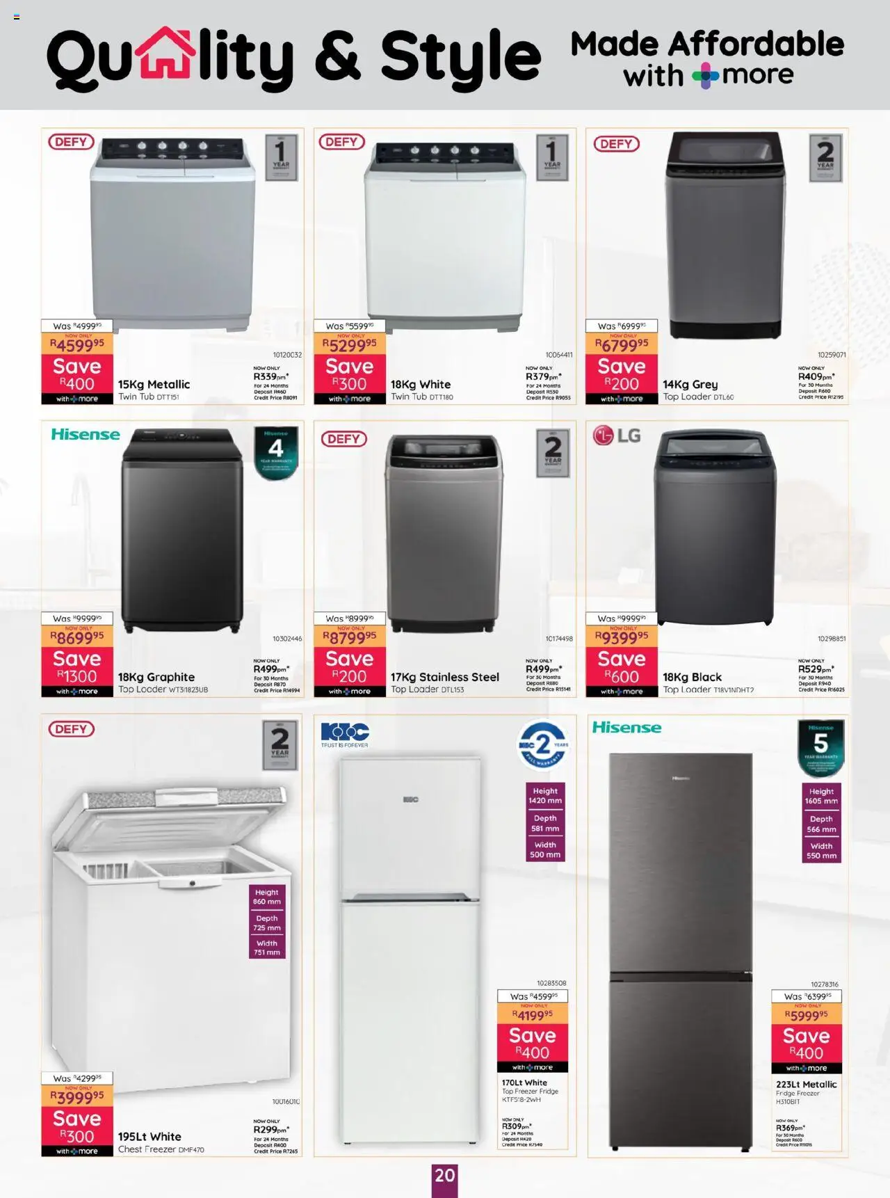 Bradlows Specials - page 20- valid from 17/07/2025