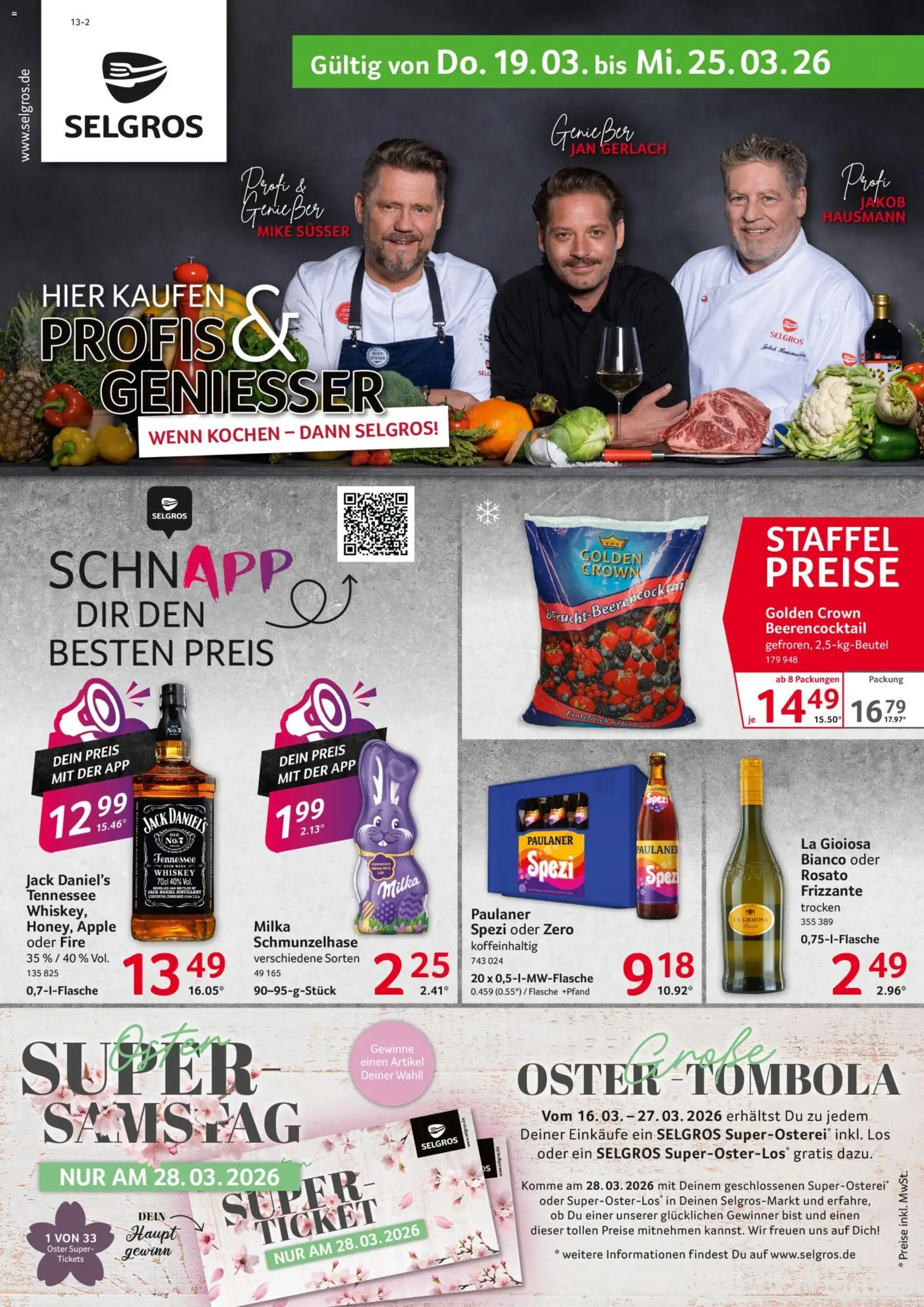 Selgros Prospekt 	 - Seite 1 - gültig ab 19.03.2026