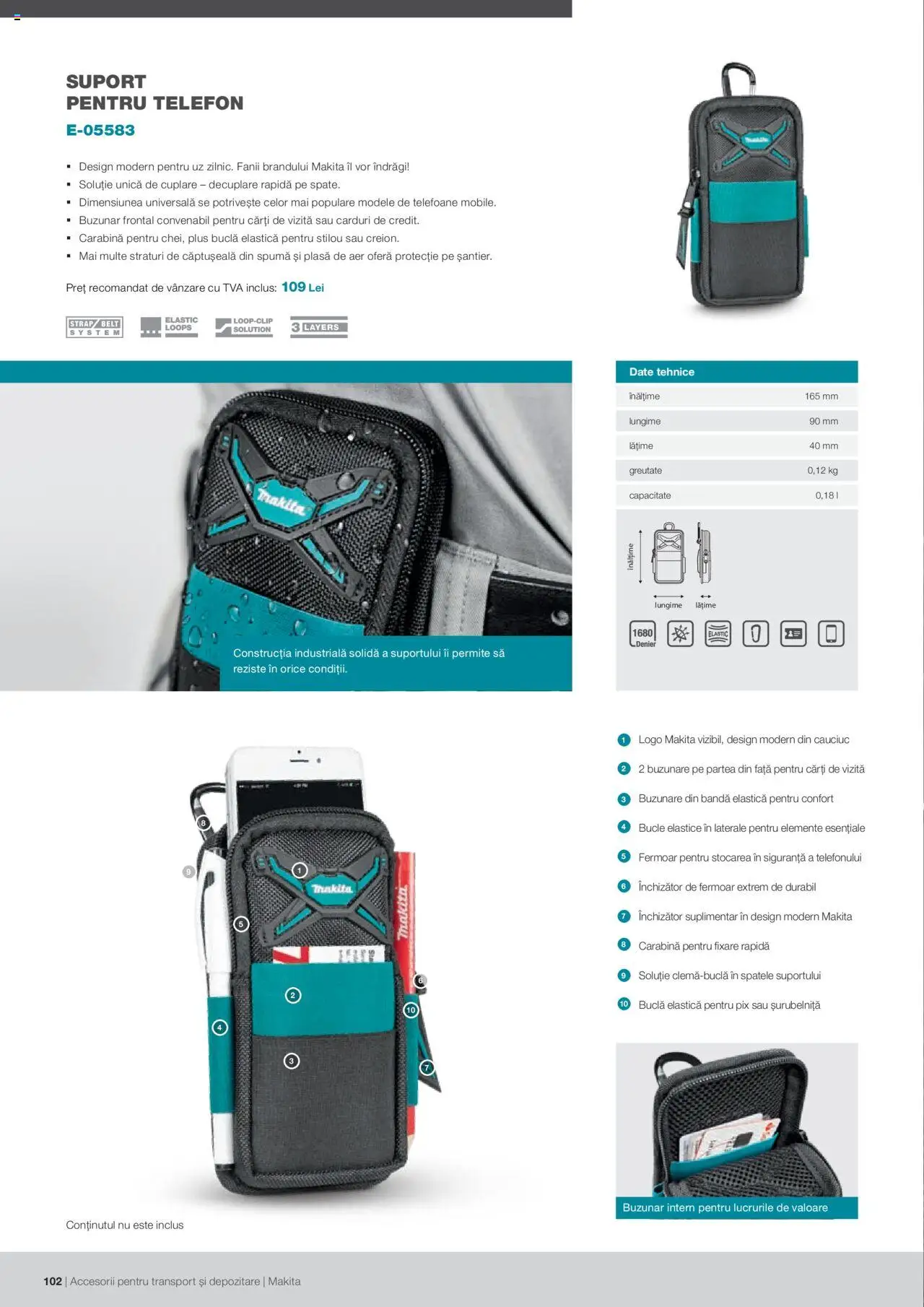 Makita catalog - Accesorii pentru transport si depozitare   - pagina 102- valabil de la 06.09.2021