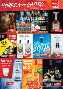 CBA Verex leták platný od 02.11.2025