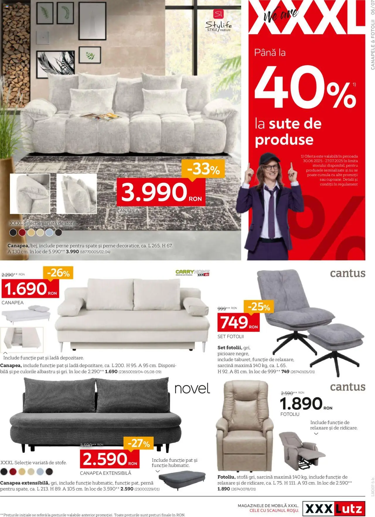 XXXLutz catalog - Iulie - pagina 7- valabil de la 14.07.2025
