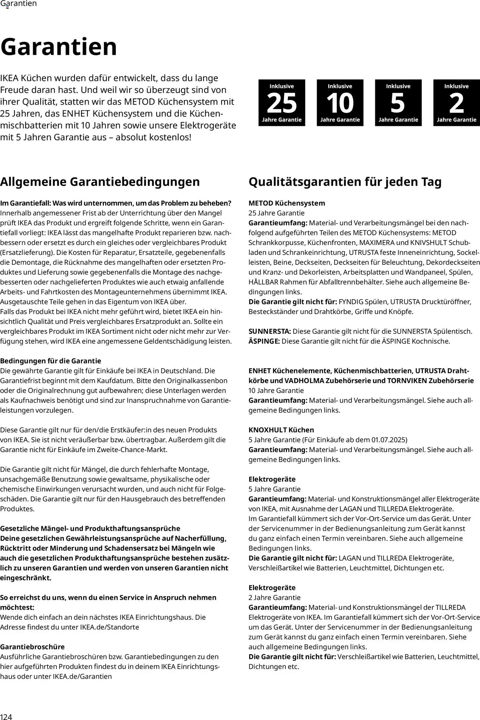 Ikea Prospekt 	 - Seite 124 - gültig ab 01.04.2025