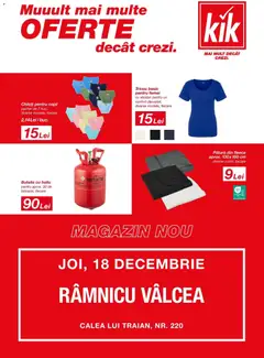 Catalog Kik - Râmnicu Vâlcea valabil de la 15.12.2025