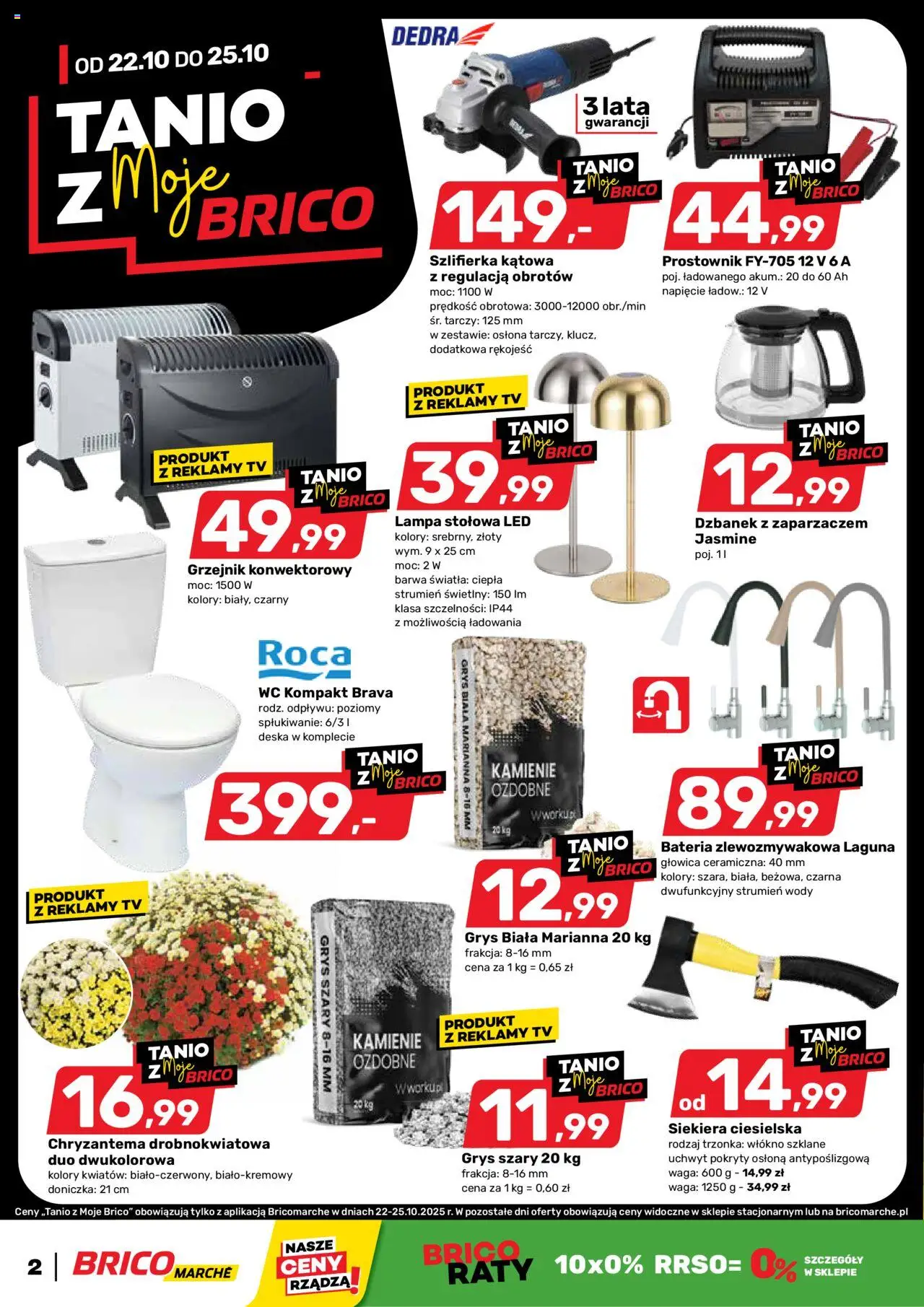 Brico Marché Gazetka - Tanio z Moje Brico - strona 1- ważny od 22.10.2025
