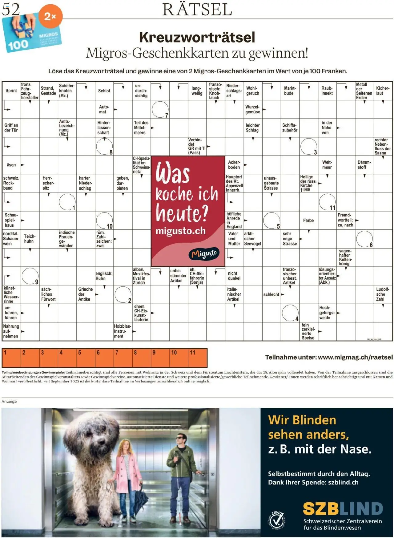 Migros - Magazin - Seite 52- gültig ab 22.07.2025