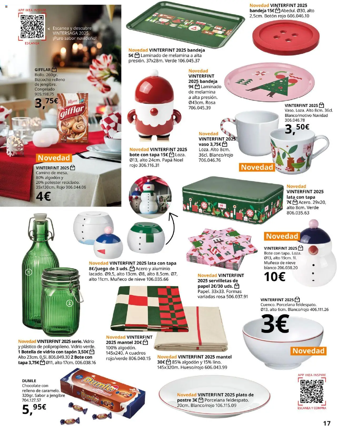 Catálogo IKEA Brochure de navidad - Página de 17 - Válido desde 01/10/2025