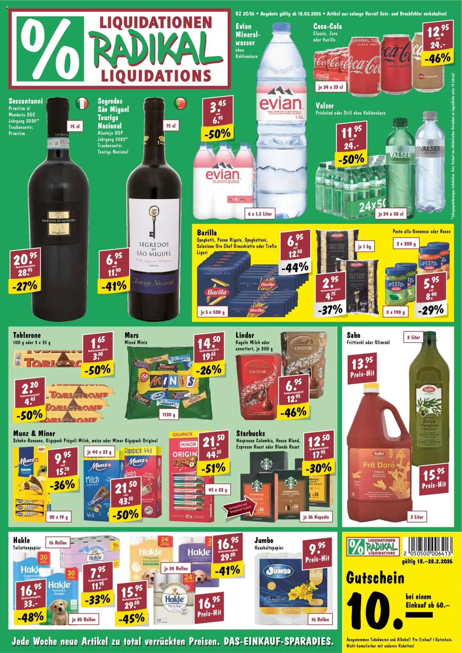 Radikal Aktionen - Seite 1- gültig ab 18.02.2026