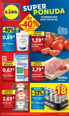 Lidl katalog od 28.07.2025