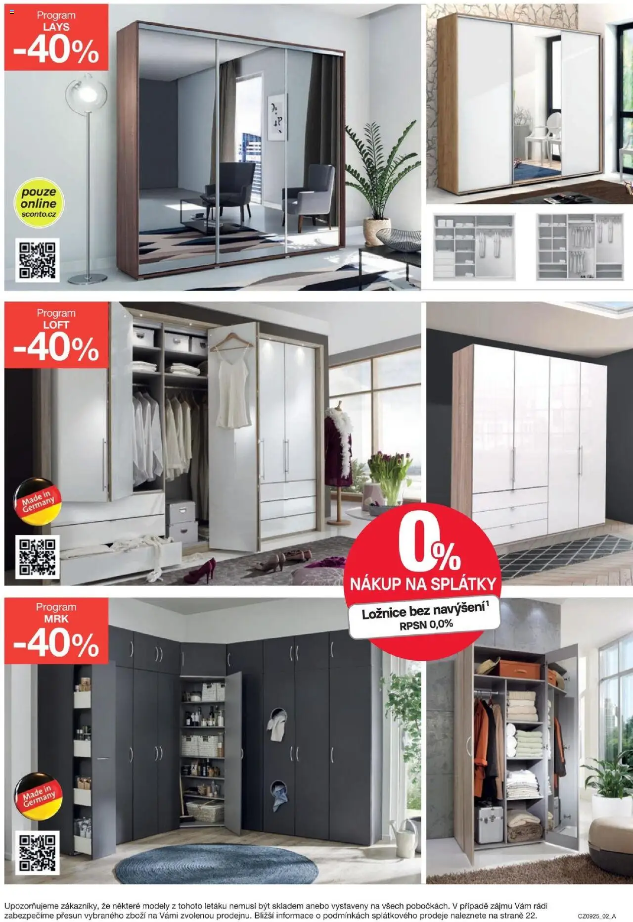 Sconto nábytek leták - strana 2- platný od 16.07.2025