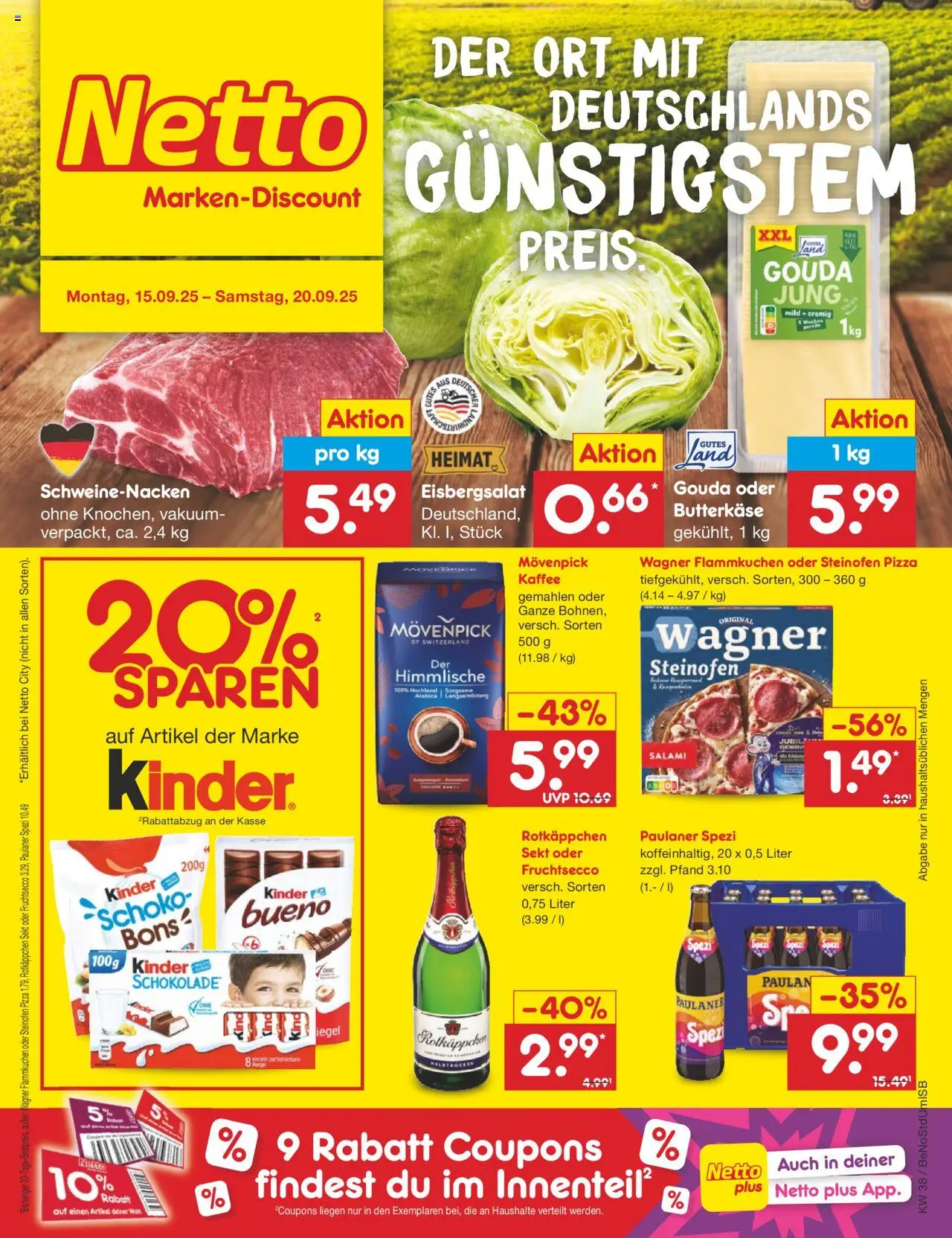 Netto Marken-Discount Prospekt 	 - Seite 1 - gültig ab 15.09.2025