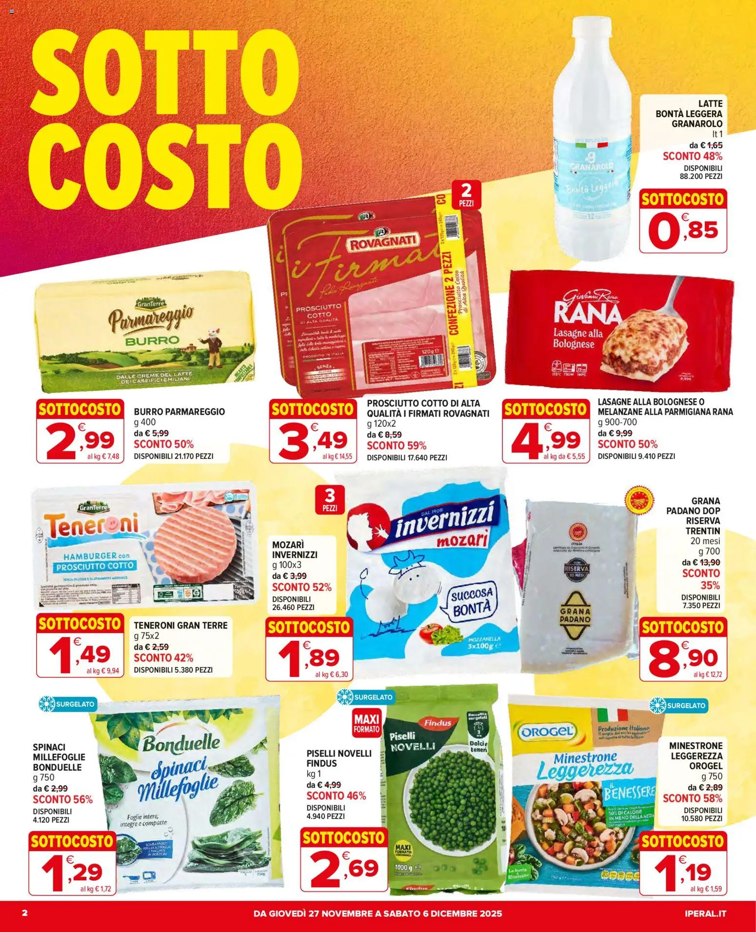Volantino Iperal	 - pagina 2 - valido dal 27/11/2025