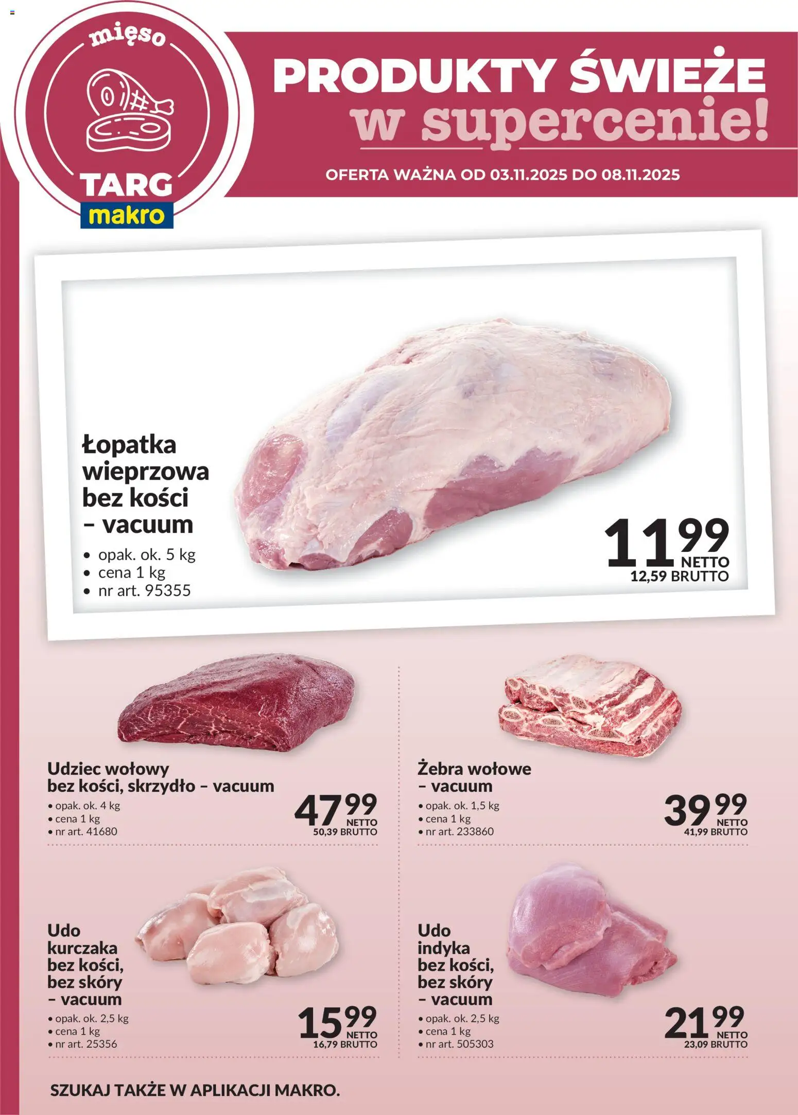 Makro Gazetka - Produkty świeże w supercenie - strona 1- ważny od 03.11.2025