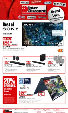 Vorschau Interdiscount Aktionen Brand Love FR gültig ab 08.09.2025
