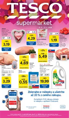Tesco leták platný od 11.02.2026
