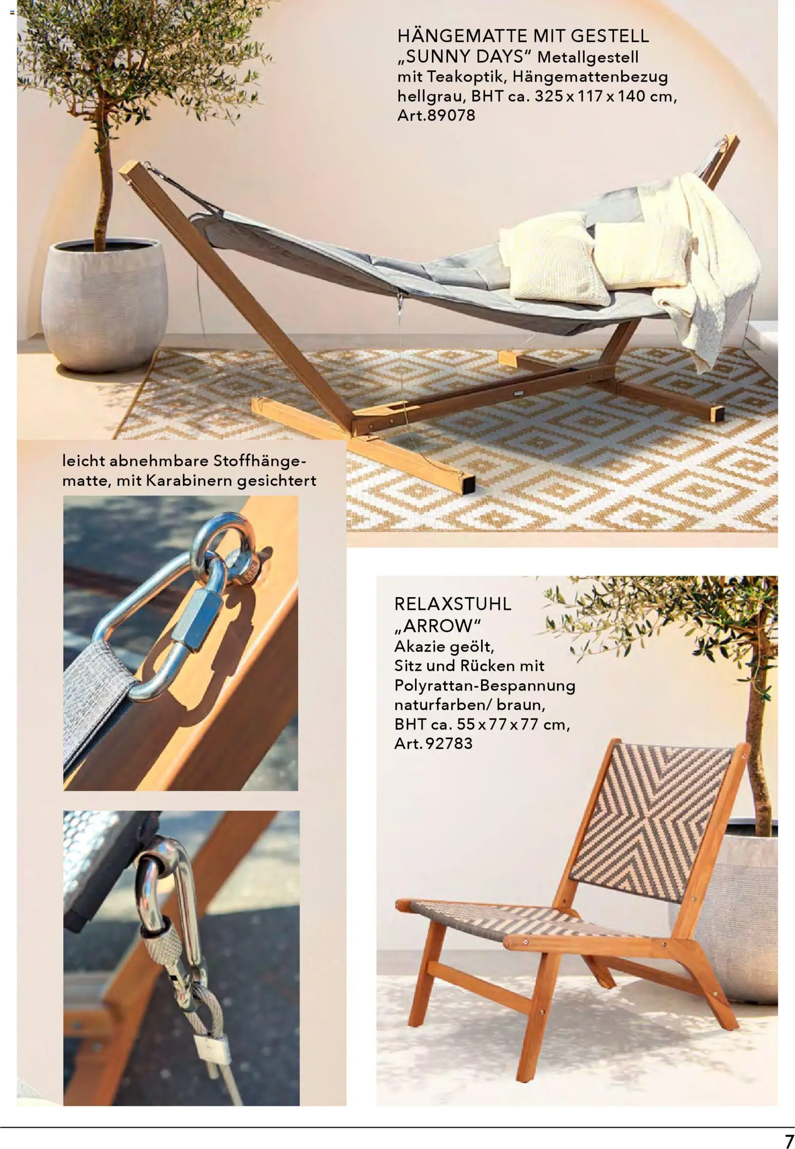 Rahaus Prospekt Gartenmöbel	 - Seite 7 - gültig ab 26.02.2026