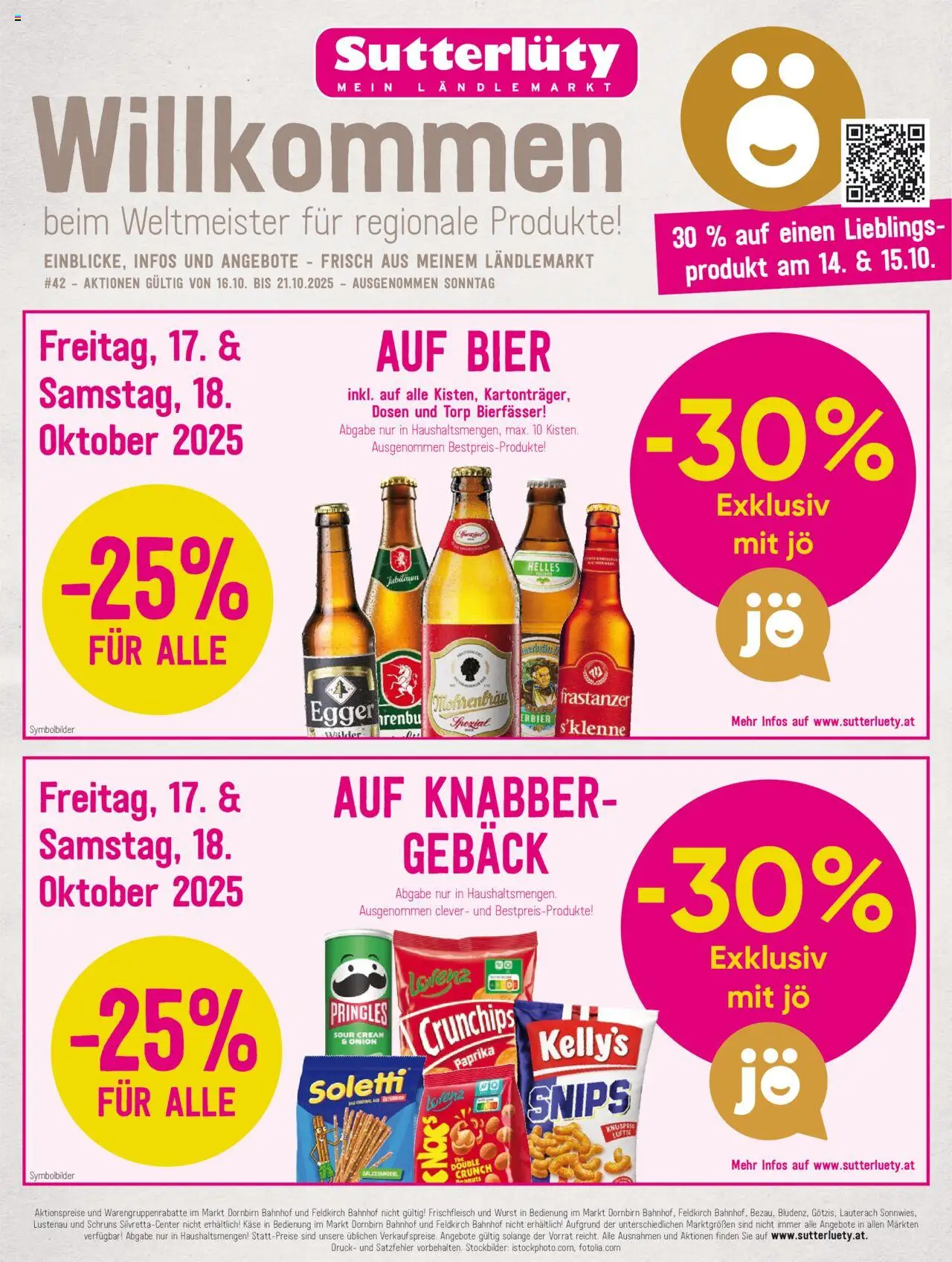 Sutterlüty Flugblatt - Seite 1- gültig ab 16.10.2025