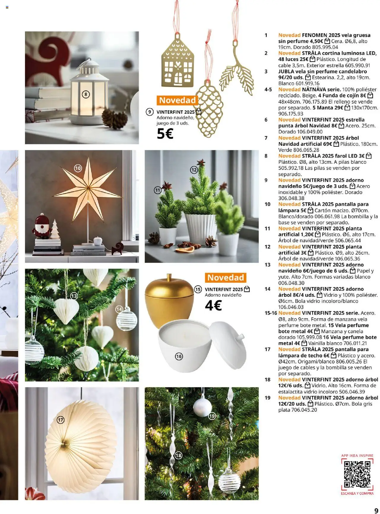 Catálogo IKEA Brochure de navidad - Página de 9 - Válido desde 01/10/2025