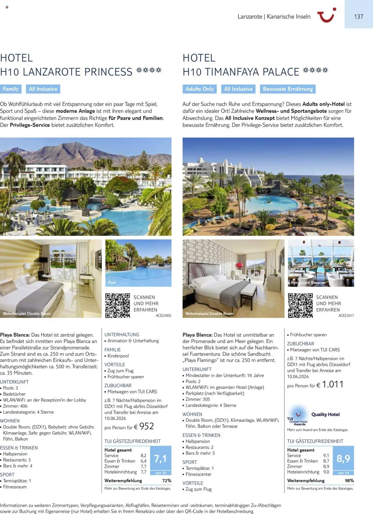 TUI Prospekt Kanaren, Kapverden & Senegal 2025/26	  - Seite 137 - gültig ab 01.11.2025