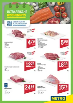 Vorschau Metro angebote Wochenhits gültig ab 23.11.2025