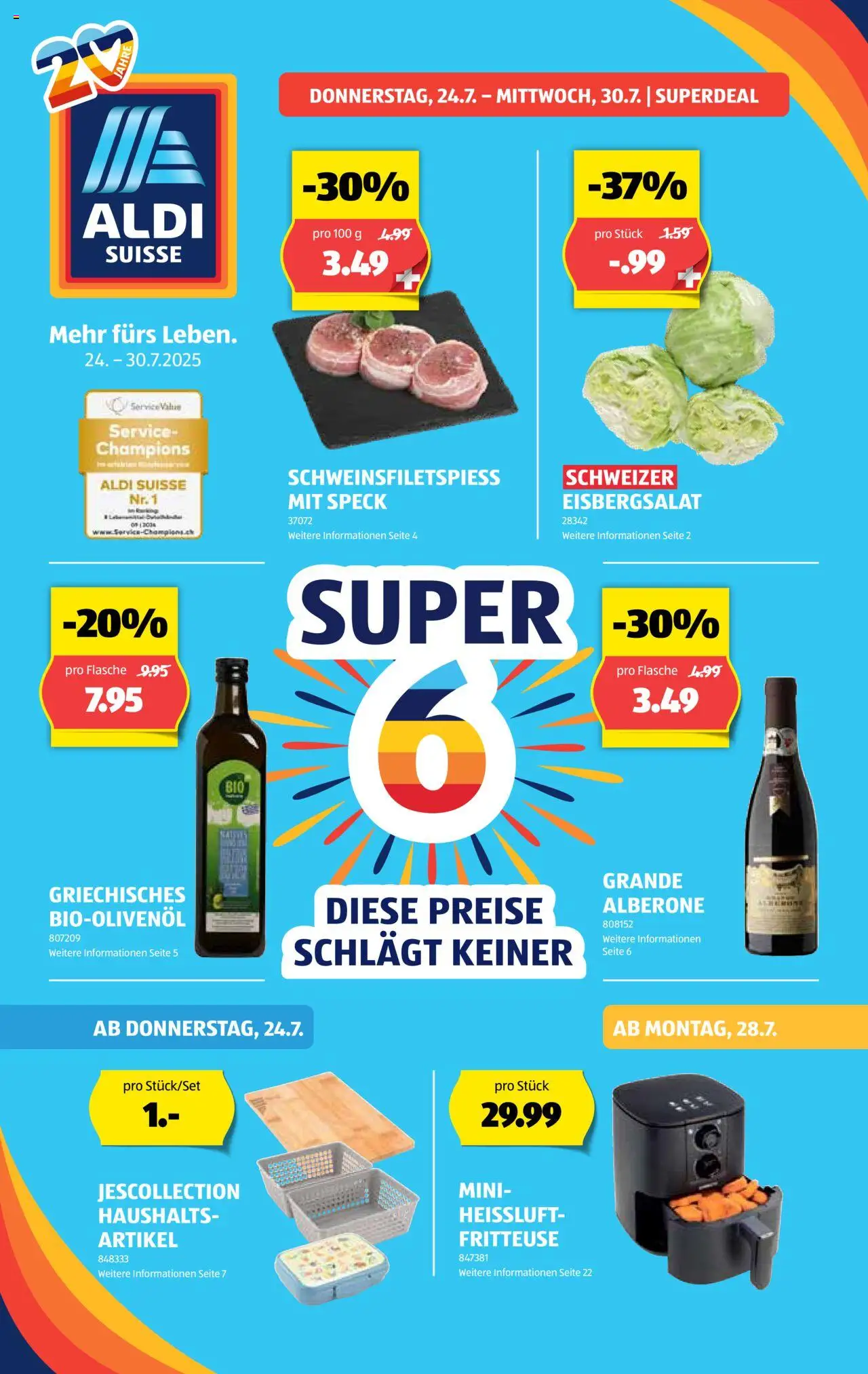 Aldi Aktionen - Seite 1- gültig ab 24.07.2025