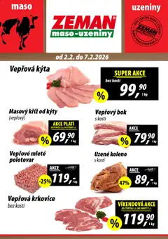 Náhled Prodejny Zeman leták platný od 02.02.2026