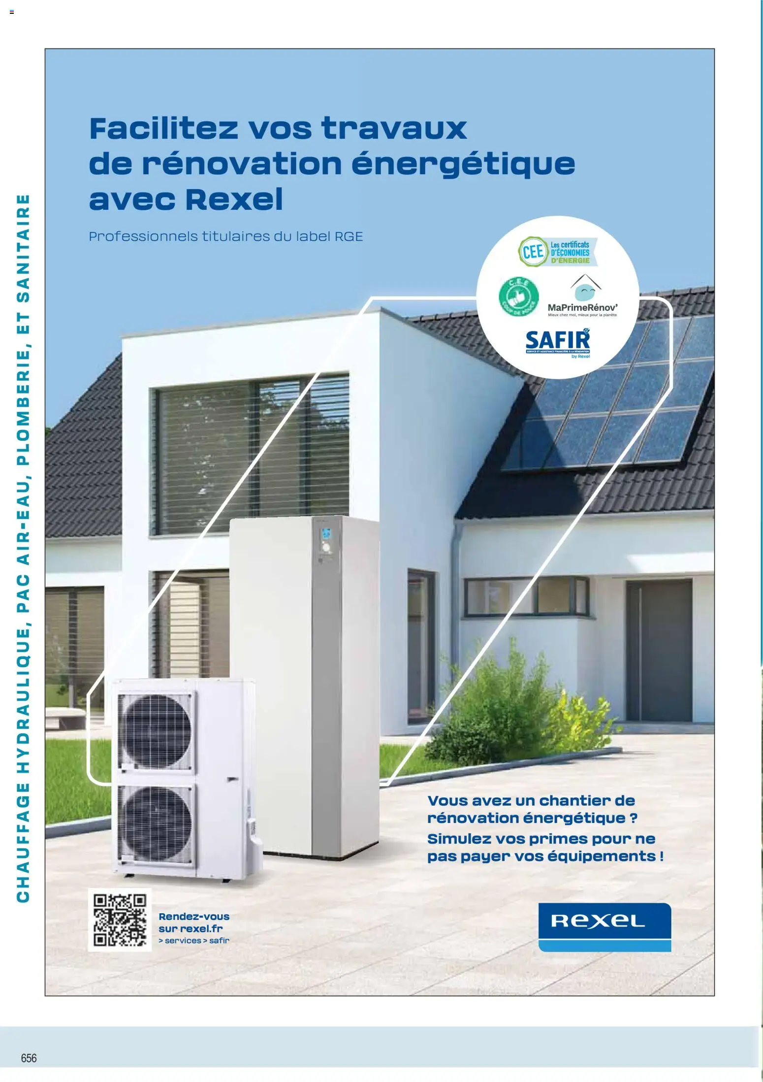 Rexel  Chauffage Hydraulique, PAC Air-Eau, Plomberie et Sanitaire - page 1 - valable à partir du 01/12/2025