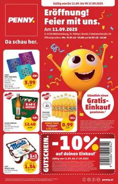 Vorschau Penny Markt - Eröffnung in 3150 Wilhelmsburg gültig ab 11.09.2025
