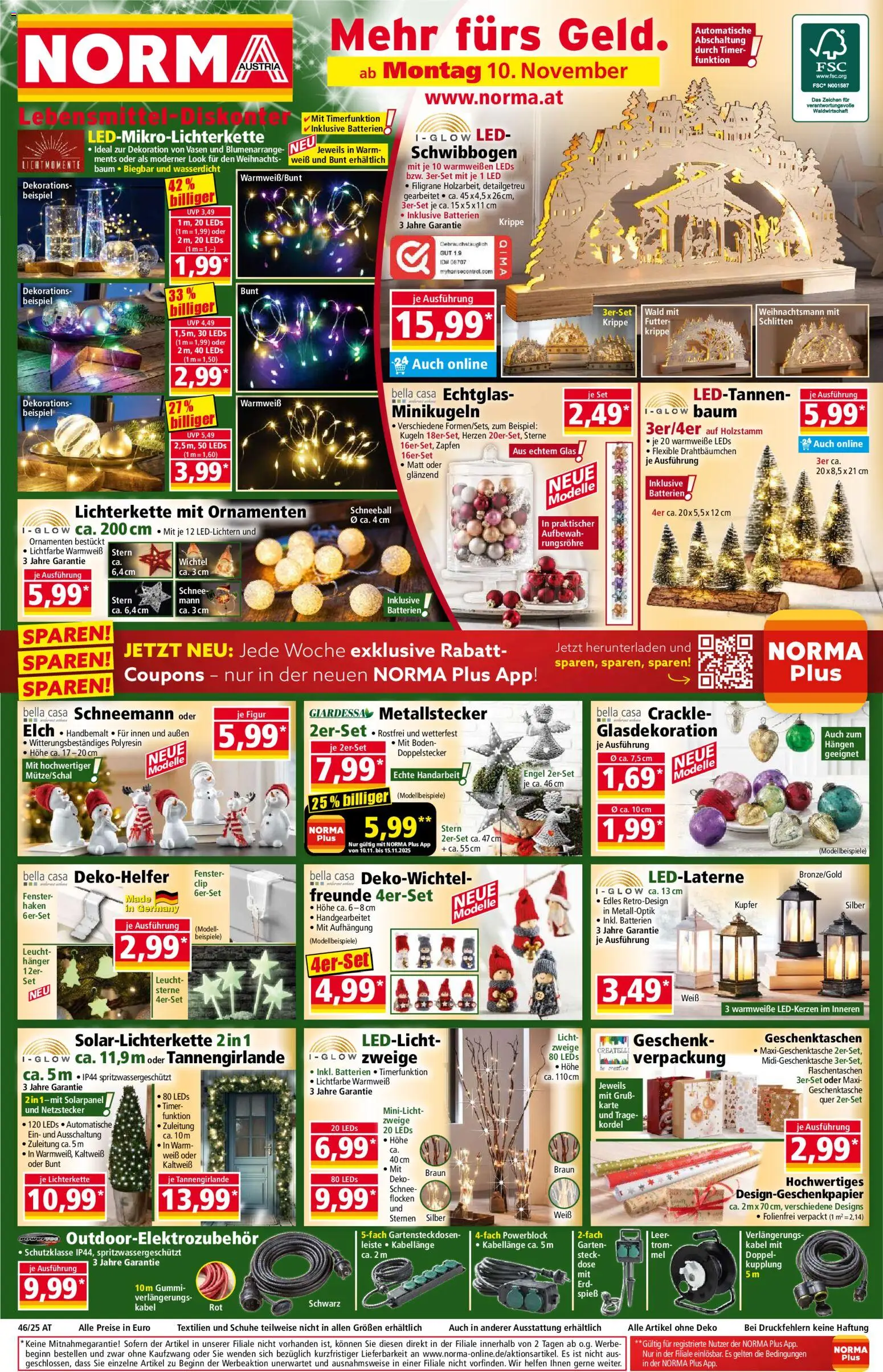 Norma Flugblatt - Seite 1- gültig ab 10.11.2025