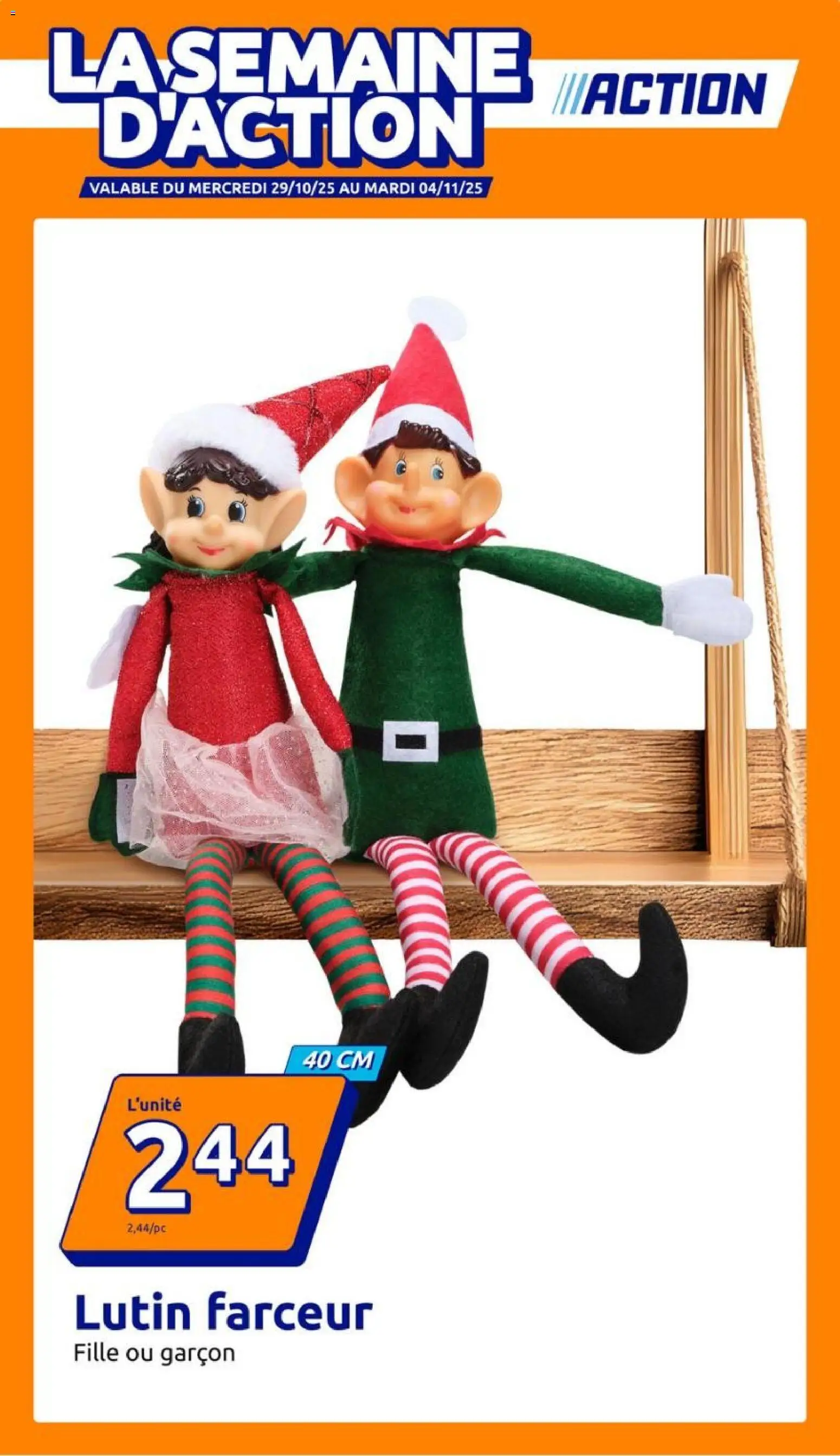 Action catalogue de la semaine 44 - page 1 - valable à partir du 29/10/2025