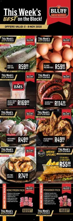 Preview Bluff Meat Supply This Week's BEST on the Block! valid from 05/11/2025