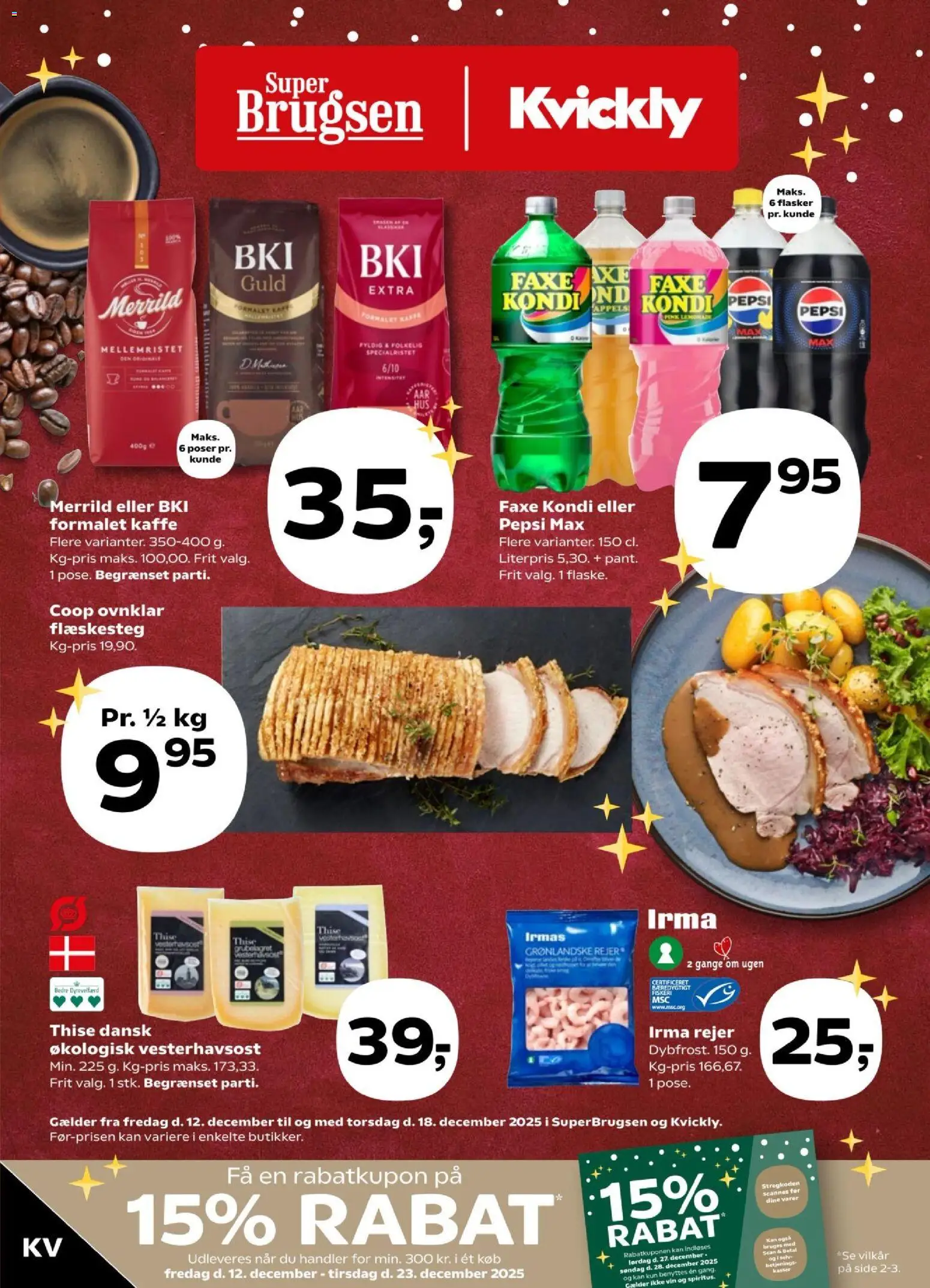 Kvickly - Tilbudsavis - side 1- gyldig fra 12/12/2025