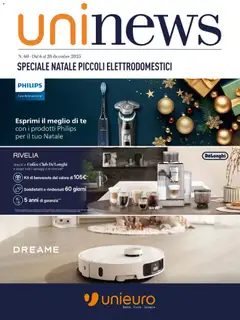 Anteprima Unieuro Piccoli Elettrodomestici catalogo valida dal 06/12/2025