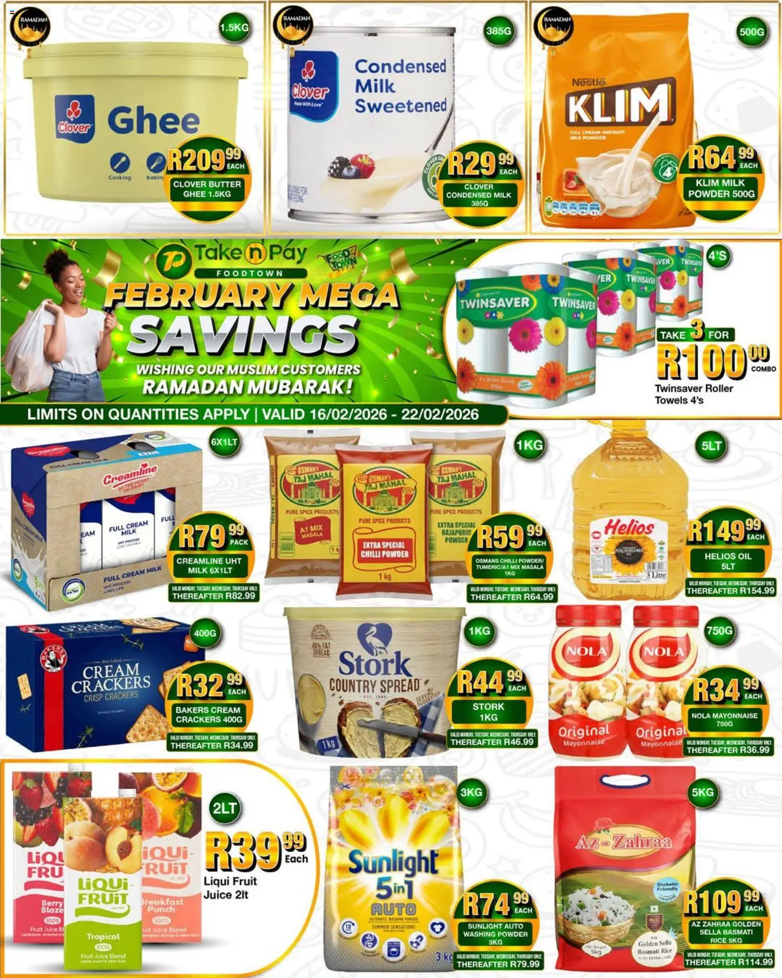 Take n Pay Specials - page 1- valid from 16/02/2026
