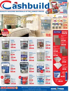 Preview Cashbuild - Festive Home Room Catalogue valid from 15/12/2025