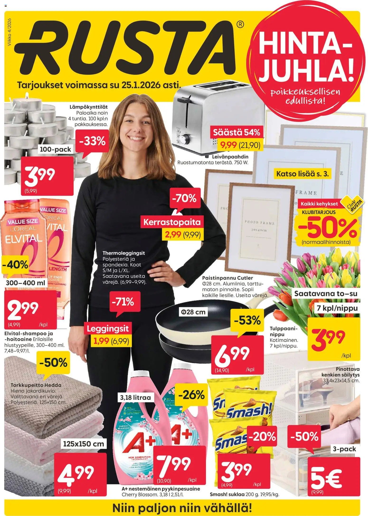 Rusta tarjoukset - sivu 1- voimassa alkaen 19/01/2026