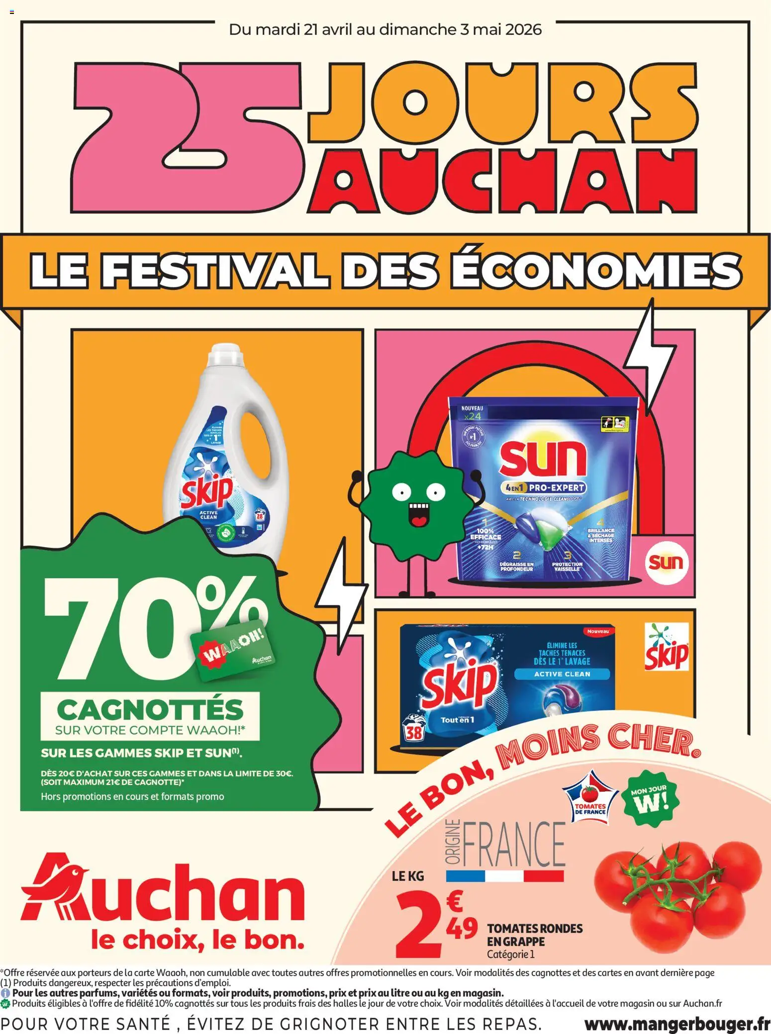 Auchan prospectus - page 1 - valable à partir du 21/04/2026