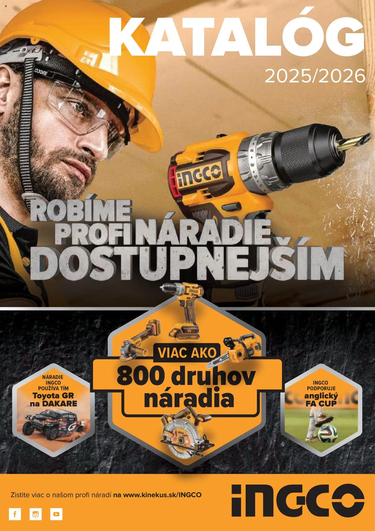 Kinekus Katalóg INGCO - strana 1- platný od 27.10.2025
