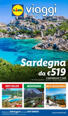 Anteprima Lidl Viaggi catalogo valida dal 03/07/2025