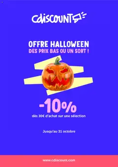 Aperçu Cdiscount catalogue valable à partir du 16/10/2025