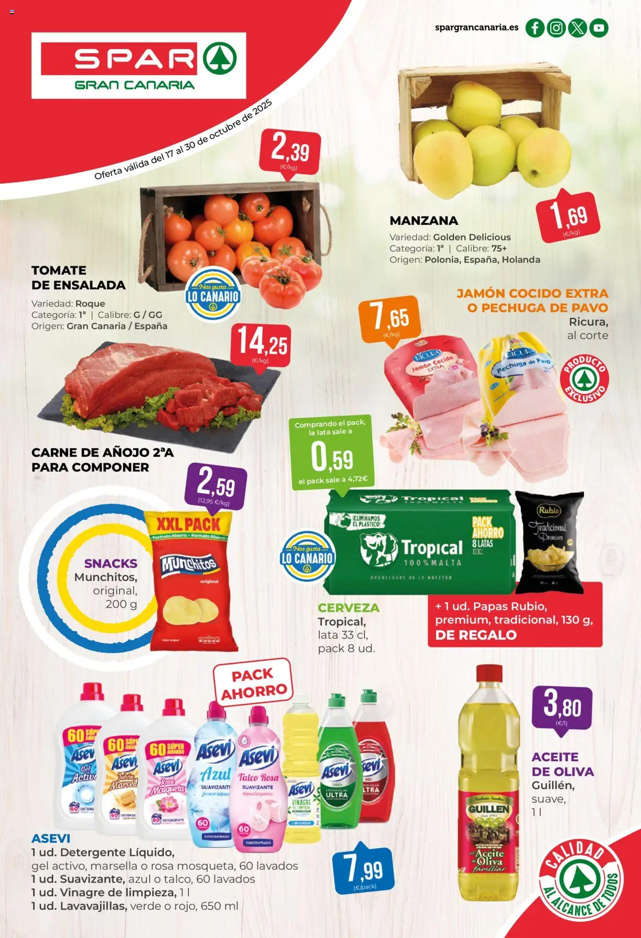 Spar folleto - Página de 1 - Válido desde 17/10/2025