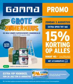 GAMMA folder geldig vanaf 30/07/2025