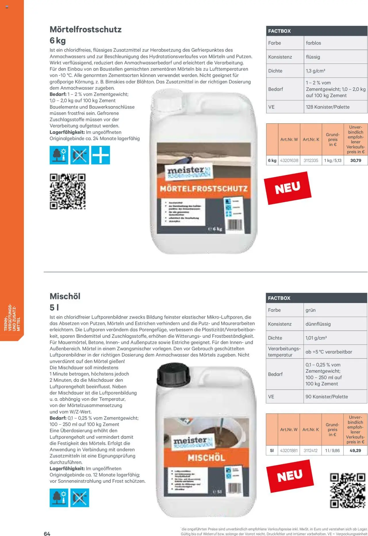 Lagerhaus meister Katalog 2025 - Seite 64- gültig ab 08.01.2025