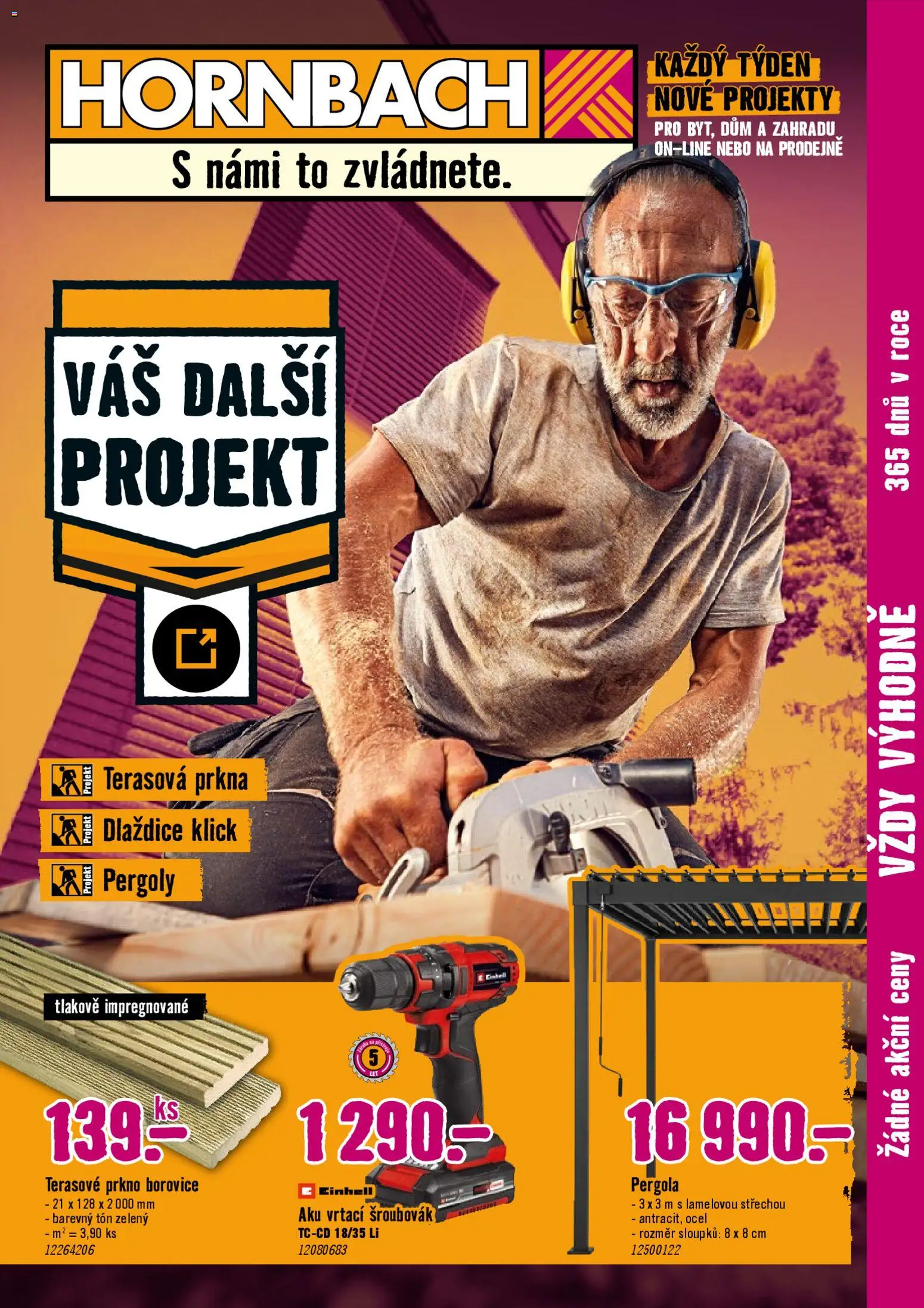HORNBACH leták - Terasa - strana 1- platný od 11.03.2026