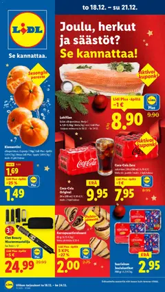 Esikatselu Lidl tarjoukset voimassa alkaen 18/12/2025