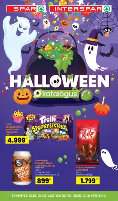 Előnézet Spar Halloween katalógus érvényes 2025.10.02.-tól