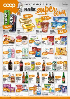 Náhled Coop leták - Super cena platný od 22.10.2025