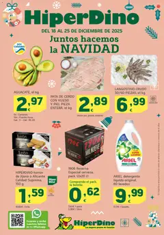 Vista previa del folleto HiperDino folleto válido desde 18/12/2025