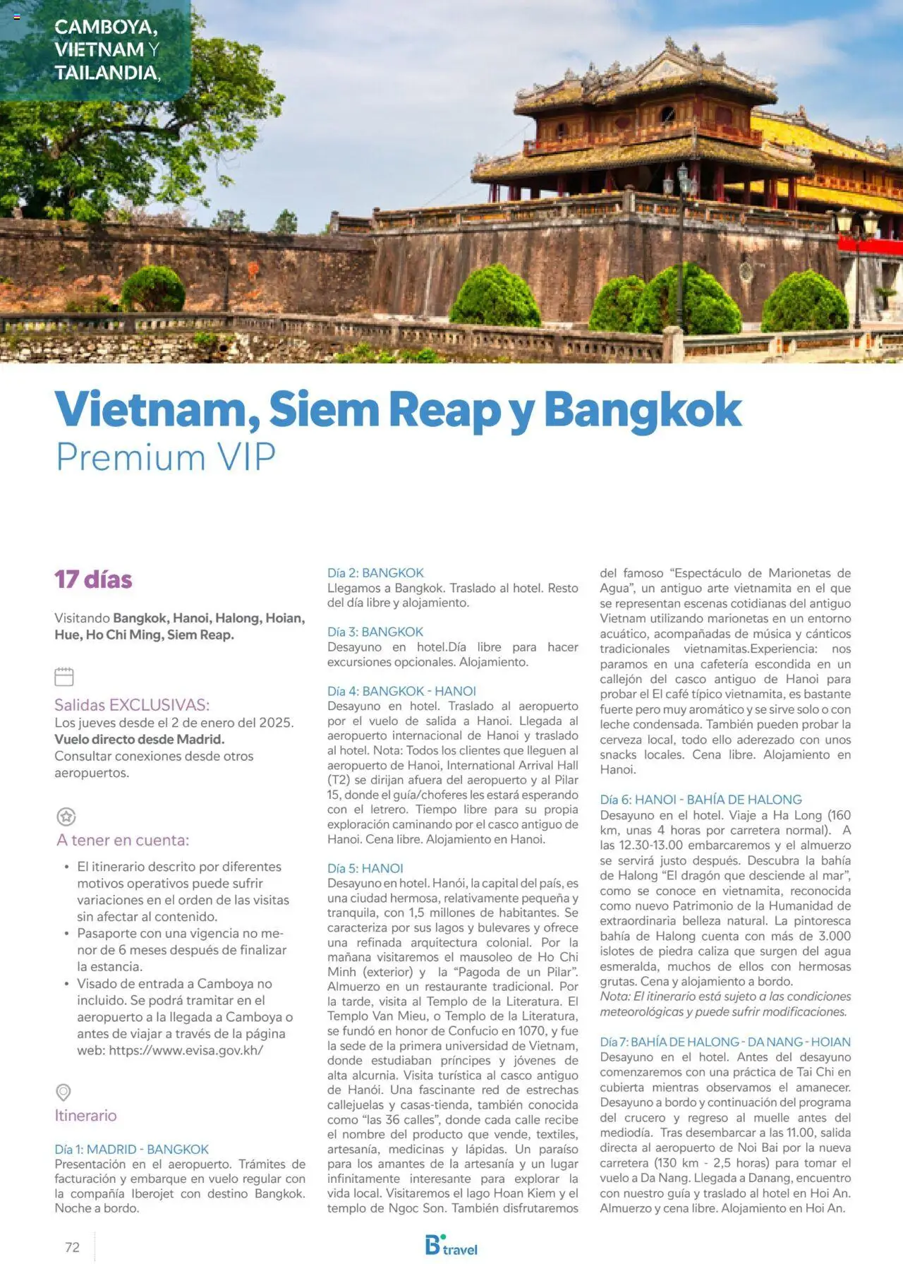 B the travel brand Asia 2025 - Página de 72 - Válido desde 15/11/2024